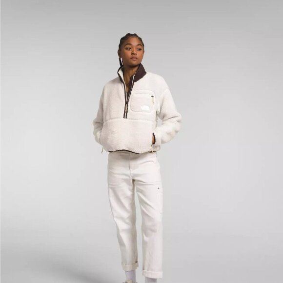 NWT The North Face Women's Extreme Pile Pullover Gardenia White XXL - Picture 2 of 14